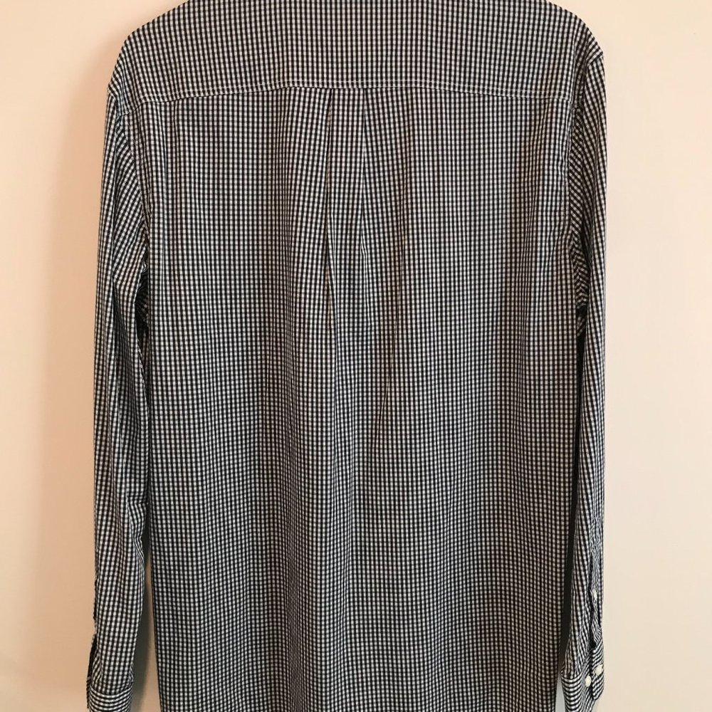 Johnnie-O Prep-Formance Large Navy Check Button D… - image 2